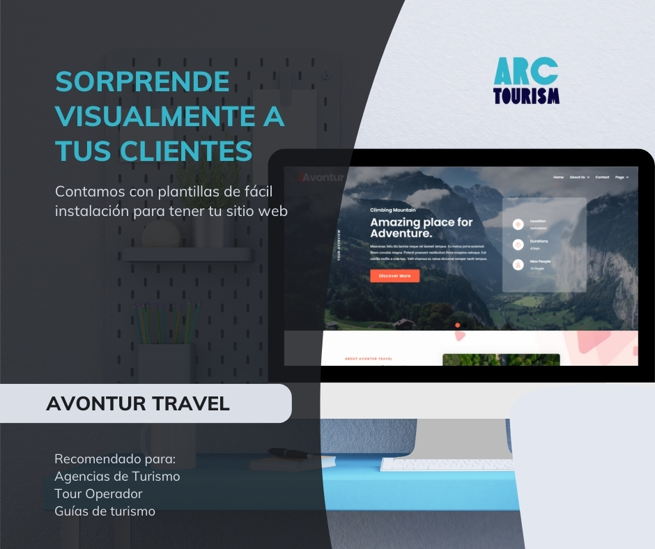 Plantilla Avontur Travel