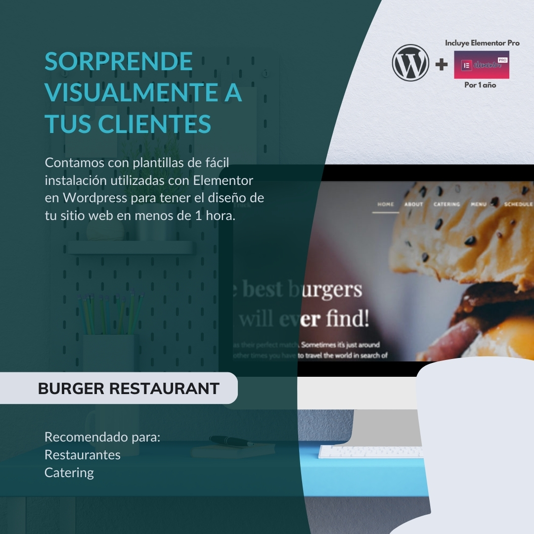 Kit web Burger Restaurant